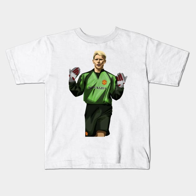 Peter Schmeichel Kids T-Shirt by siddick49